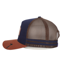 Load image into Gallery viewer, HAT | TRUCKER | Navy/Brown
