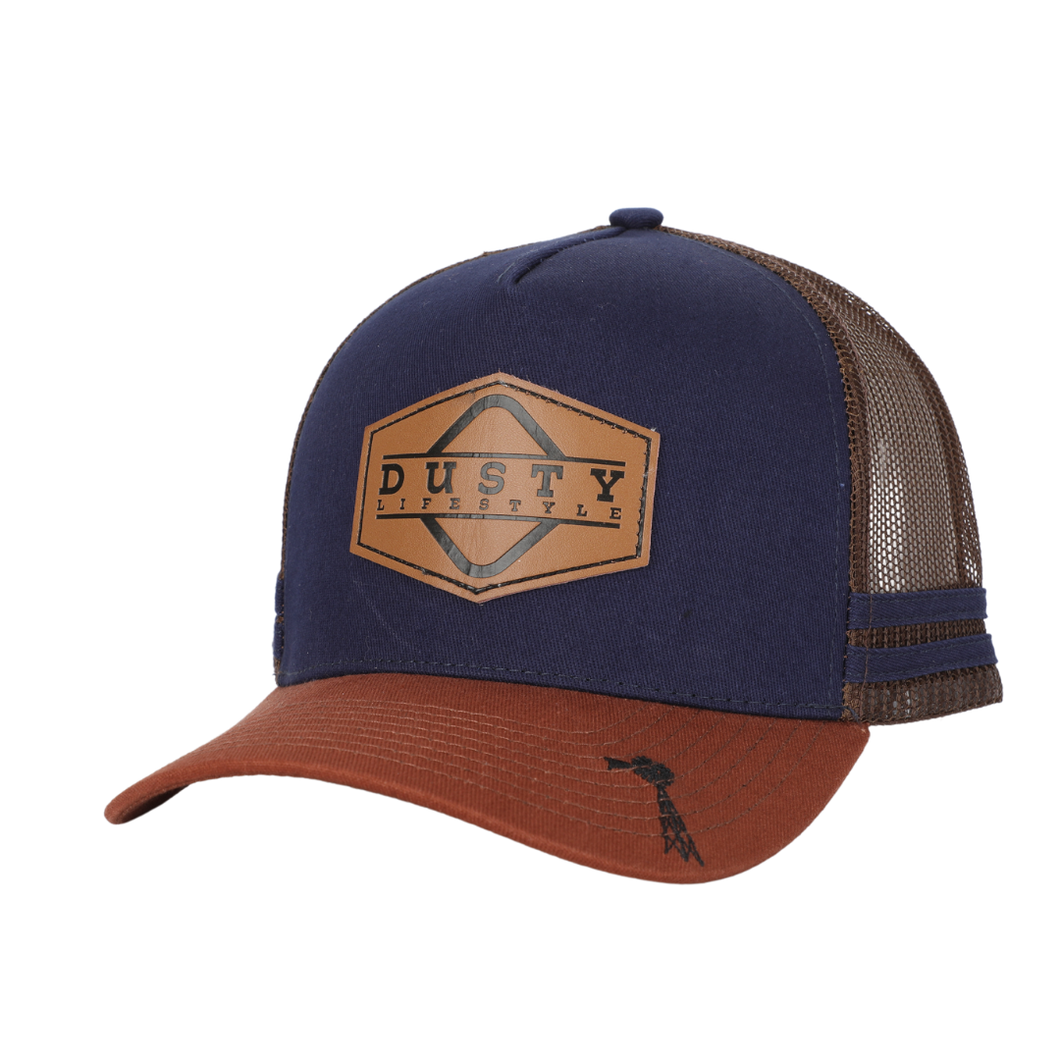 HAT | TRUCKER | Navy/Brown